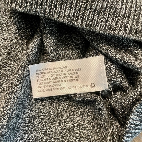 A New Day knit marled gray ruffle sweater - Picture 5 of 7